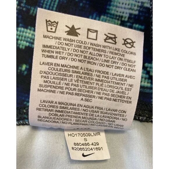 Nike Dri-Fit Leggings Activewear Women's Size Small (Fit 26x27.5) Multi Color - Picture 8 of 9